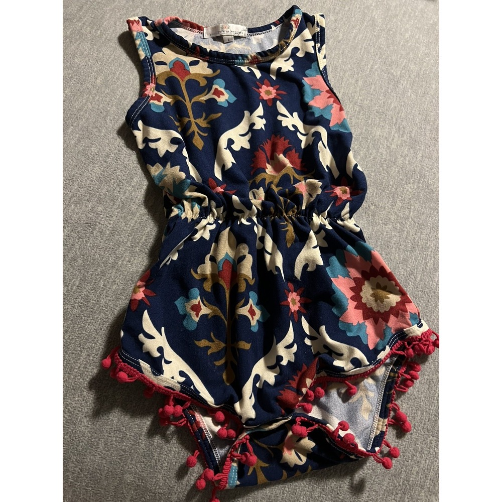 BAILEY'S BLOSSOMS Girls Short Sleeve Outfit Large‎ Toddler